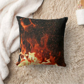 燃えて クッション (ブランケット)
