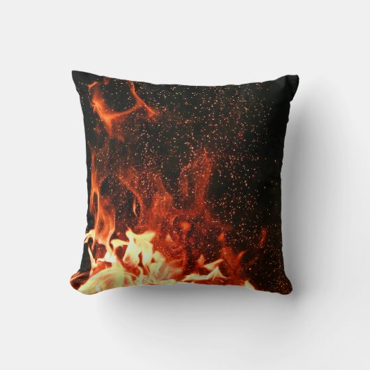 燃えて クッション (正面)