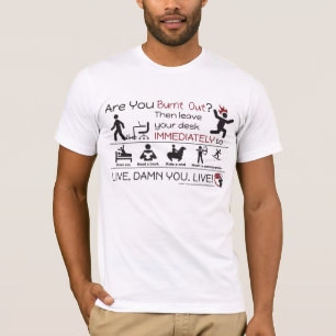 燃えますか。 Tシャツ