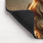 燃えるこうもりで卒業する少女 マウスパッド (コーナー)