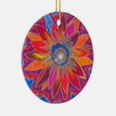 燃えるはすオーナメント セラミックオーナメント (右)