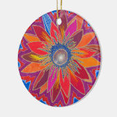 燃えるはすオーナメント セラミックオーナメント (左)