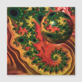 燃えるようなエレガンス – 複雑なカードの勉強 (正面)