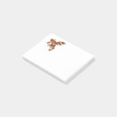 燃えるようなドラゴン ポストイット (アングル)