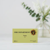 燃えるようなマルタ十字の名刺1 名刺 (スタンド正面)