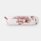 燃えるようなモホーク語 スケートボード (横)