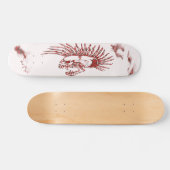 燃えるようなモホーク語 スケートボード (横)