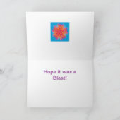 燃えるような万華鏡のように千変万化するパターン カード (内部)