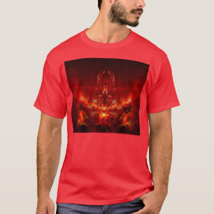 燃えるような再生 Tシャツ