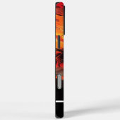 燃えるような夕日に黒い馬が駆ける Case-Mate iPhoneケース (裏面 / 右)