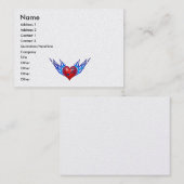 燃えるような夢 名刺 (正面/裏面)