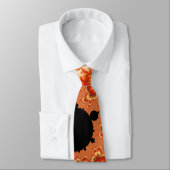 燃えるような太陽のフラクタル ネクタイ (タイ)