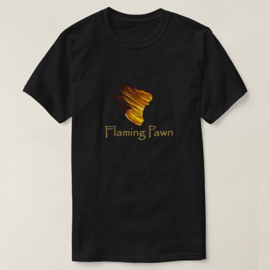 燃えるような担保 Tシャツ (デザイン正面)