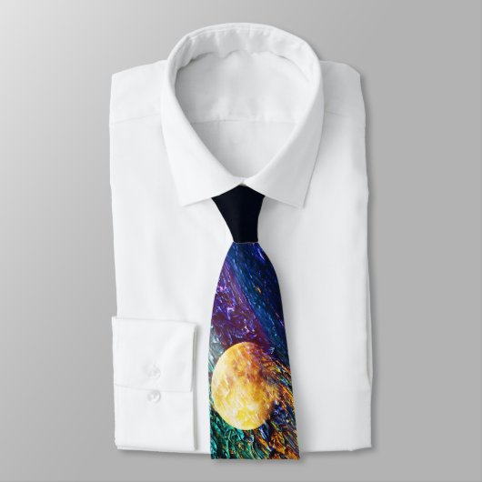 「燃えるような月#2 ネクタイ (タイ)