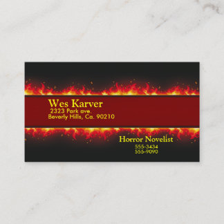 燃えるような火のインフェルノ 名刺