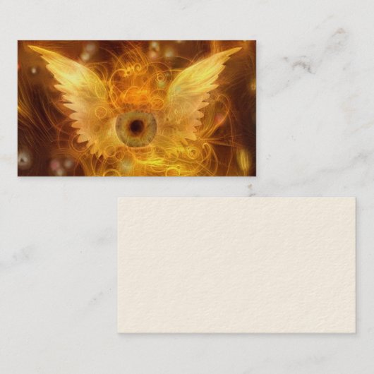 燃えるような神 名刺 (正面/裏面)