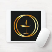 燃えるような聖餐杯 マウスパッド (マウス)