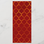 燃えるような赤金ロイヤルマンダラ インド モロッコ メニュー (裏面)