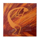 燃えるココペリ タイル (正面)