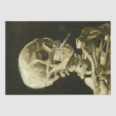 燃えるゴッホのデカップタバコを持つファンスカル 薄葉紙 (正面)