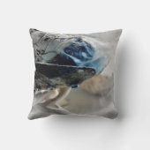 燃えるセージの煙を用いた精神世界・神秘的なもの クッション (裏面)