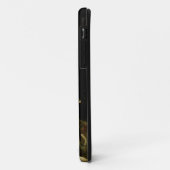 燃えるタバコのビンセント·ヴァン·ゴッホの骨格 Case-Mate iPhoneケース (裏面/左)