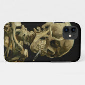 燃えるタバコのビンセント·ヴァン·ゴッホの骨格 Case-Mate iPhoneケース (裏面(横))