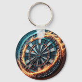 燃えるダーツアリーナダーツの情熱に火を付ける キーホルダー (正面)
