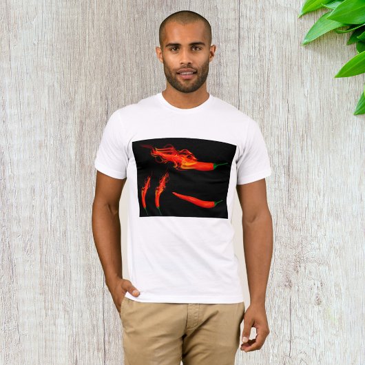 燃えるチリペッパー Tシャツ