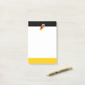 燃えるドイツのサッカーボール ポストイット (デスク上)