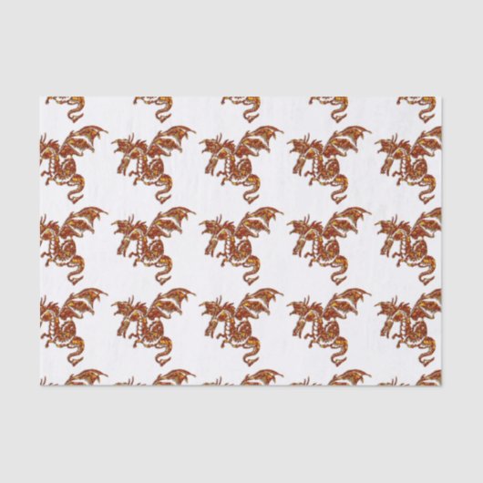 燃えるドラゴン 薄葉紙 (正面)