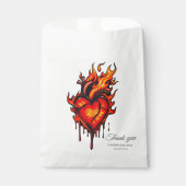 燃えるハート。 フェイバーバッグ (正面)