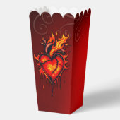 燃えるハート。 フェイバーボックス (裏面)