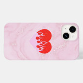 燃えるハート Case-Mate iPhoneケース (裏面 (横))
