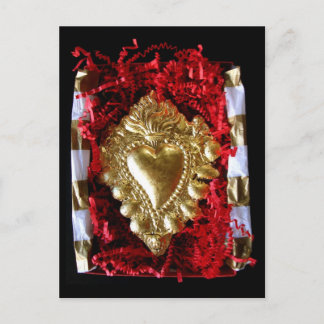 燃えるハート-- notecard ポストカード