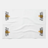 燃えるフェミニストRBGギンズバーグフェミニズムの炎20 キッチンタオル (横)