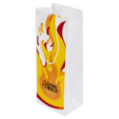 燃えるフェミニストRBGギンズバーグフェミニズムの炎20 ワインギフトバッグ (裏面アングル)