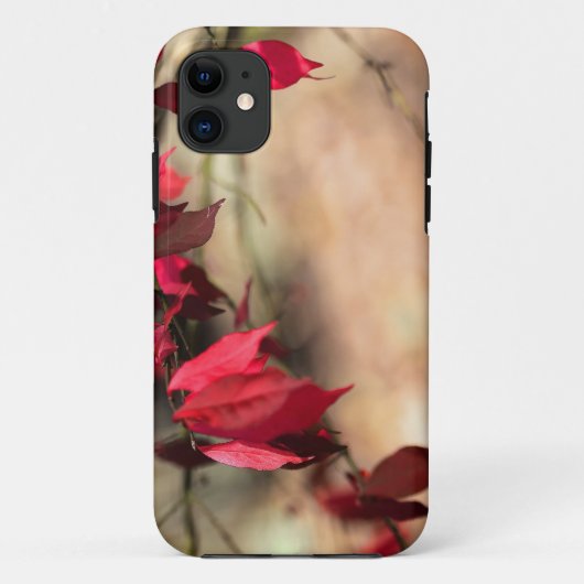 燃えるブッシュの秋の葉 – ニシギ Case-Mate iPhoneケース (裏面)