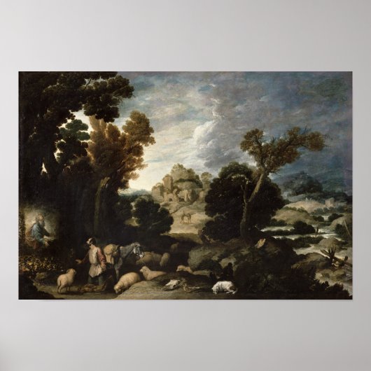 燃えるブッシュ, c.1635 ポスター (正面)