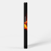 燃えるホッケーパック iPhoneケース (右側面)