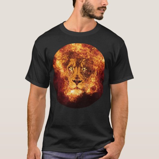 燃えるユダのライオン Tシャツ (正面)