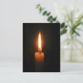 燃えるロウソク ポストカード (スタンド正面)