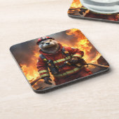 **"燃える勇気：オッター消防士』** コースター (左側)