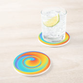 燃える回転-陶磁器のコースター コースター (側面)