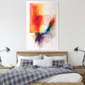燃える地平線 キャンバスプリント (インサイチュ (寝室))