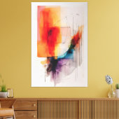 燃える地平線 キャンバスプリント (インサイチュ (リビング))
