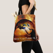 燃える地球のある「惑星Bがない」 トートバッグ (クローズアップ)