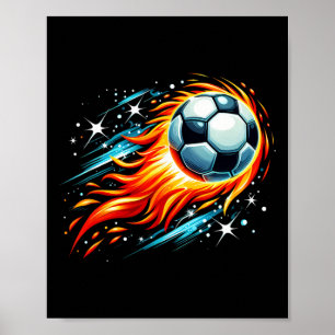 燃える小惑星サッカーLl ポスター
