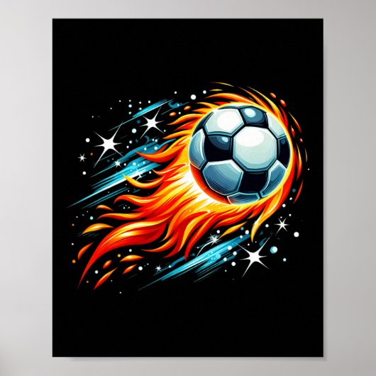 燃える小惑星サッカーLl ポスター (正面)