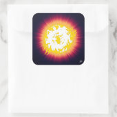 燃える星 スクエアシール (バッグ)